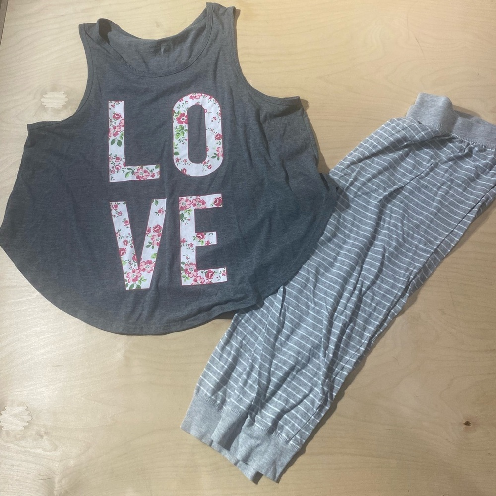 Bobbie Brooks Gray Pajama Set 2X (FS) - Picture 3 of 10